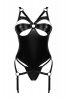 Obsessive Gorset i stringi Armares czarny